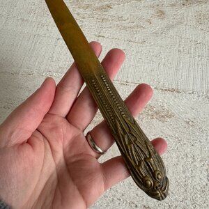 Vintage Brass Creature Letter Opener